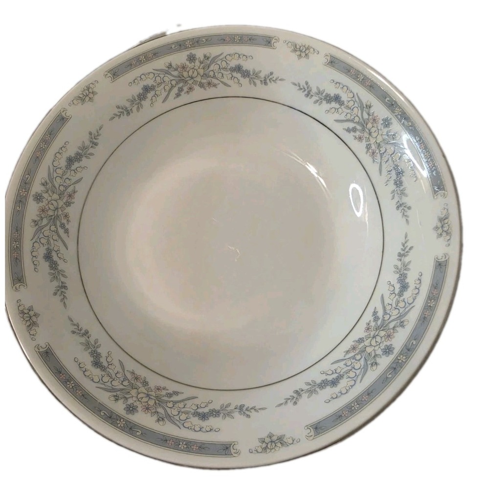 Vintage Wade DIANE Fine Porcelain China Round Vegetable Serving Bowl - 9 1/4"